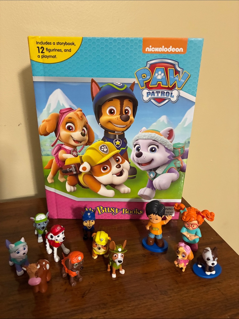 Nickelodeon - PAW PATROL MY BUSY BOOK & Figurines  and playmat
